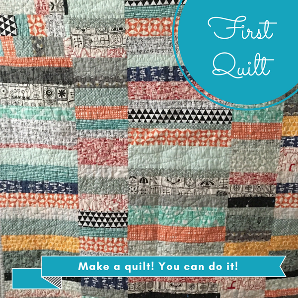 First Quilt - The String Thing - 4 sessions – gather here online