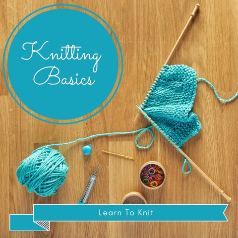 Learn to Knit for Beginners – Lesson 1, How to Knit and Purl – Jo-Creates