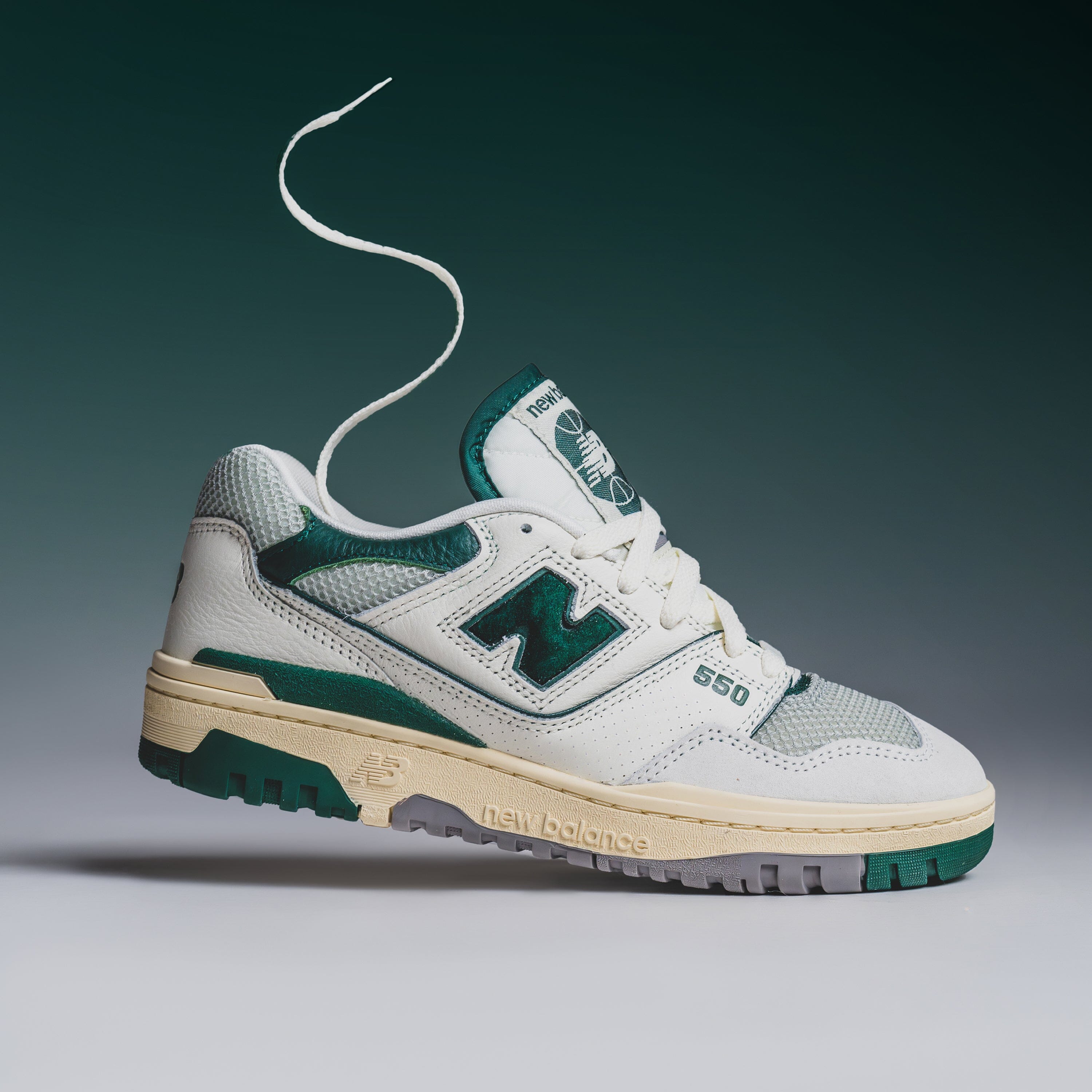 MENS New Balance | 550 (White/Green)