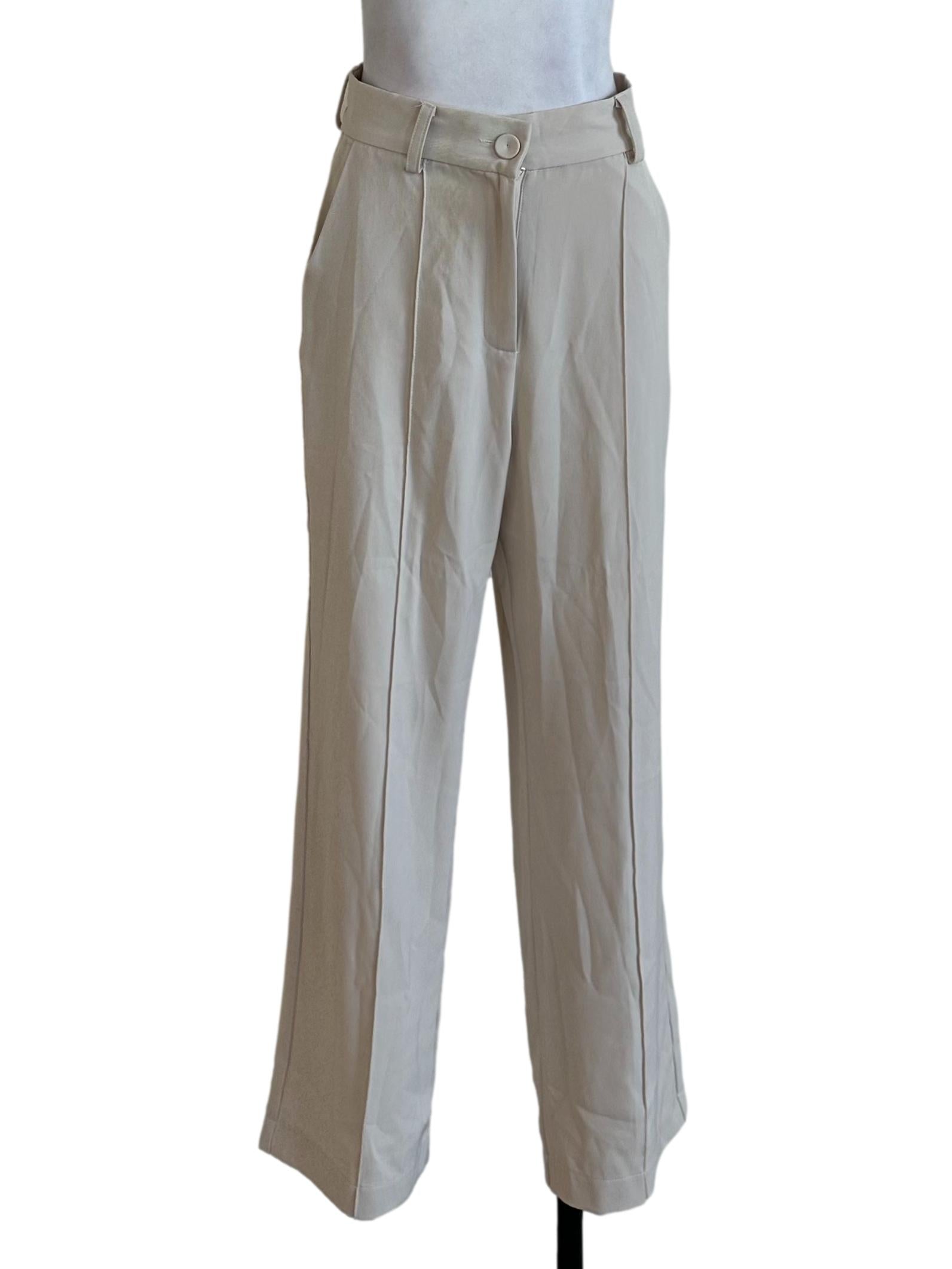 Oat Beige Formal Pants