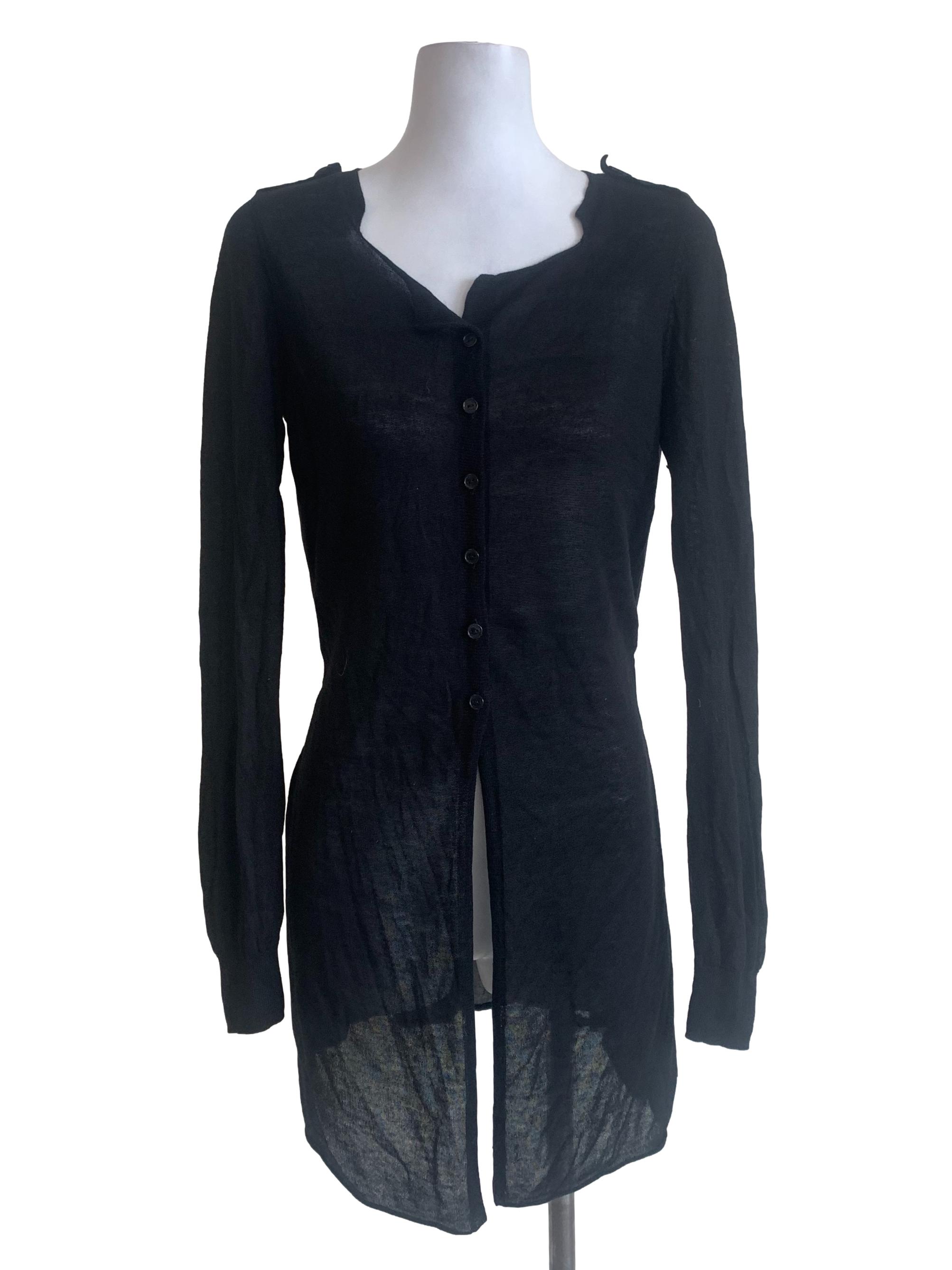Black Long Cardigan