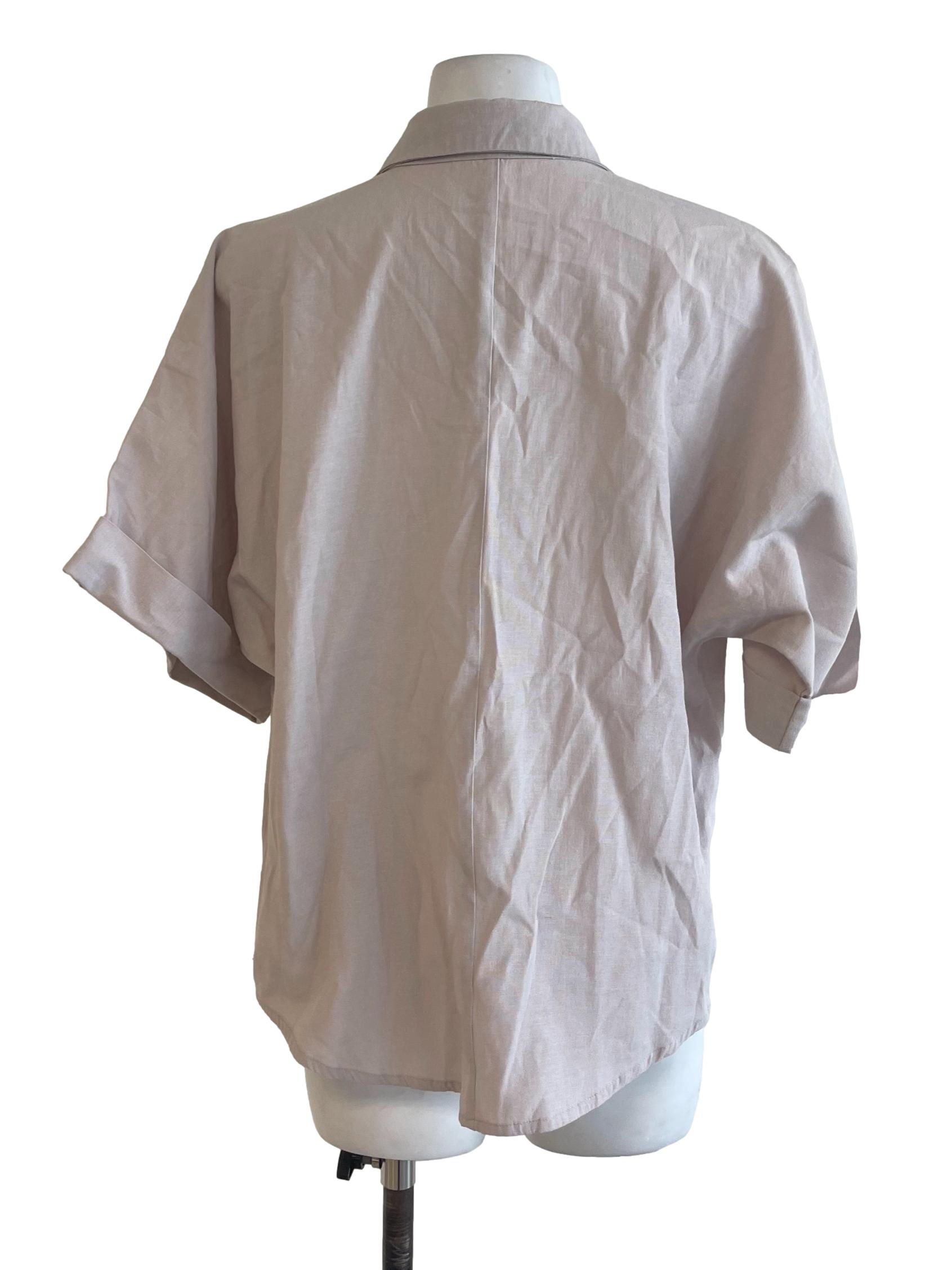 Ash Grey Buttoned Shirt TTR
