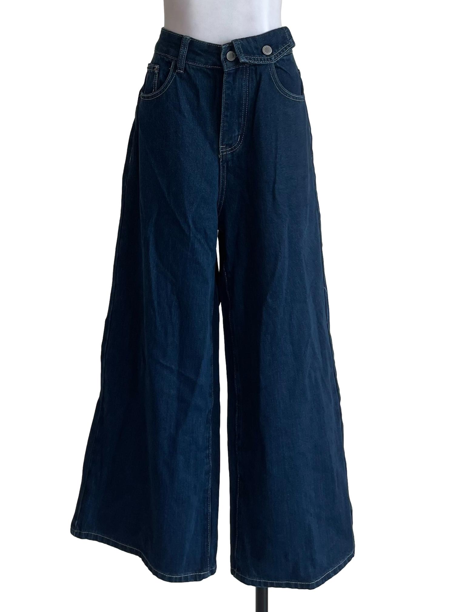 Navy Blue Denim Jeans