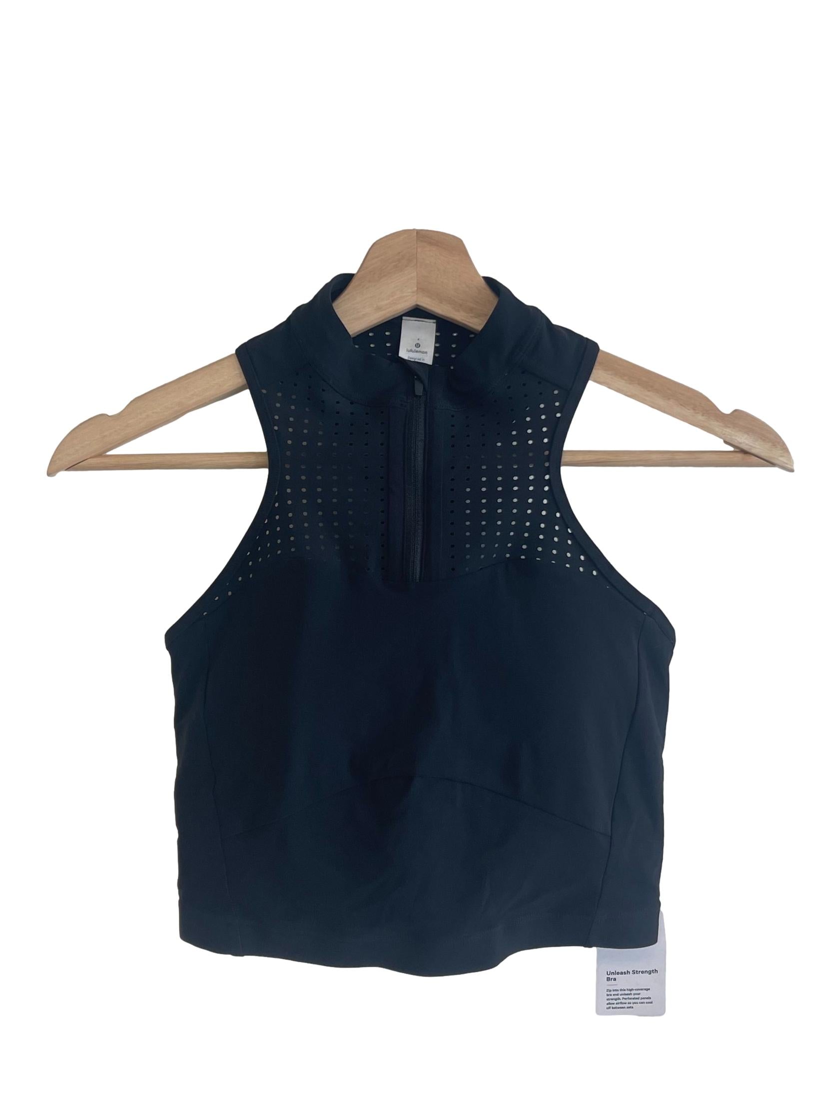 Black High Neck Tank Top