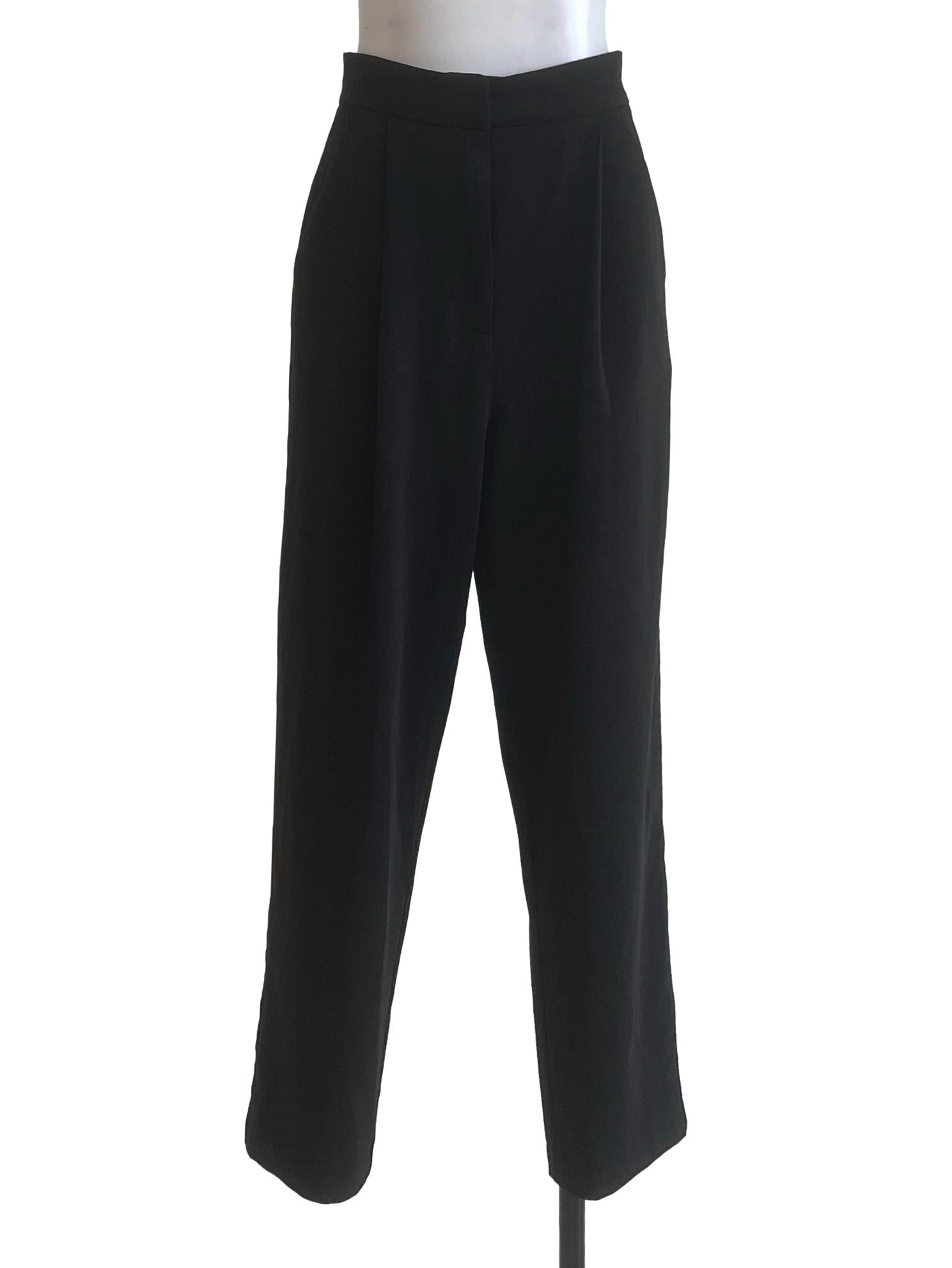 Black Pegged Pants OSN