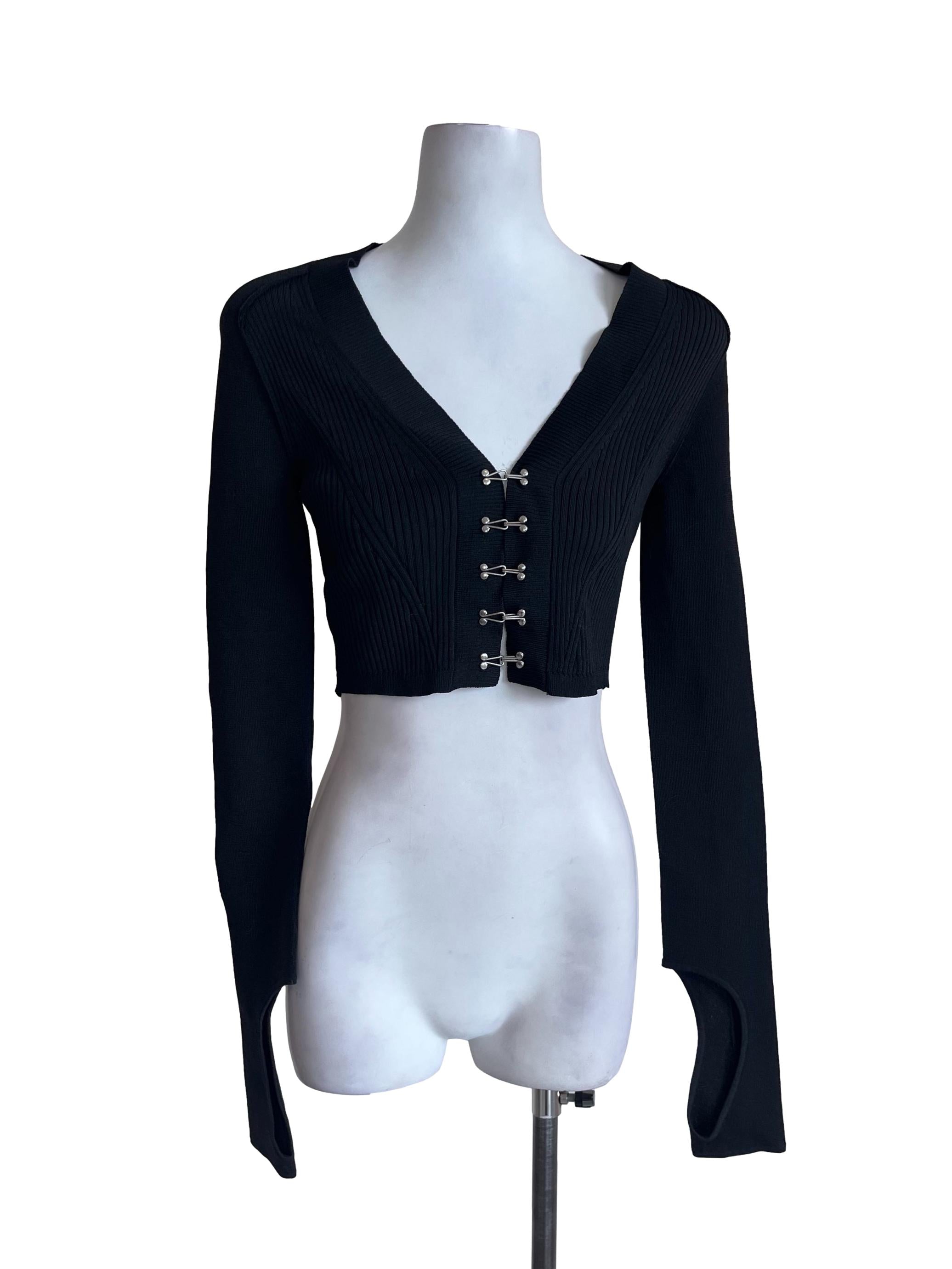 Black Long Sleeves Blouse