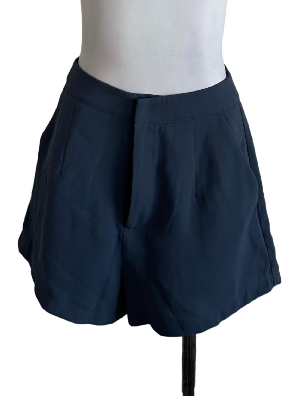 Spruce Blue Plain Shorts