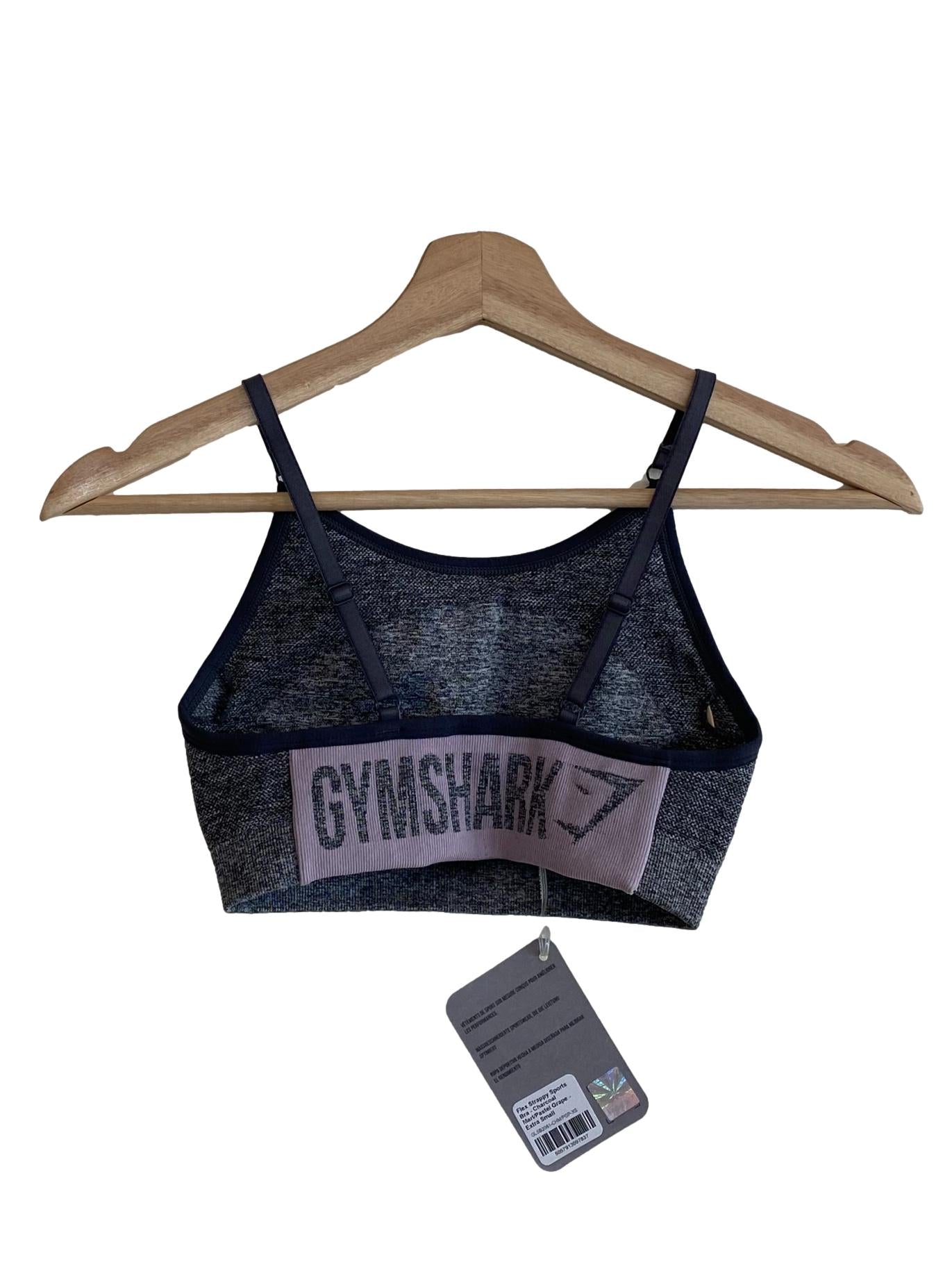 Grey Textured Sport Bras