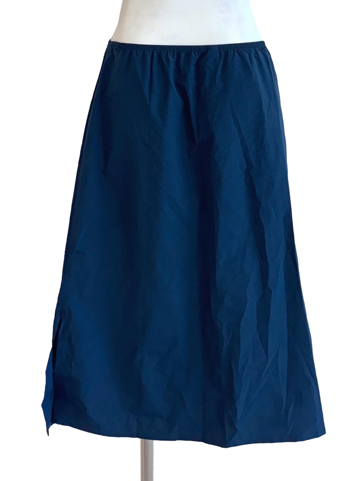 Peacock Blue Plain Skirts