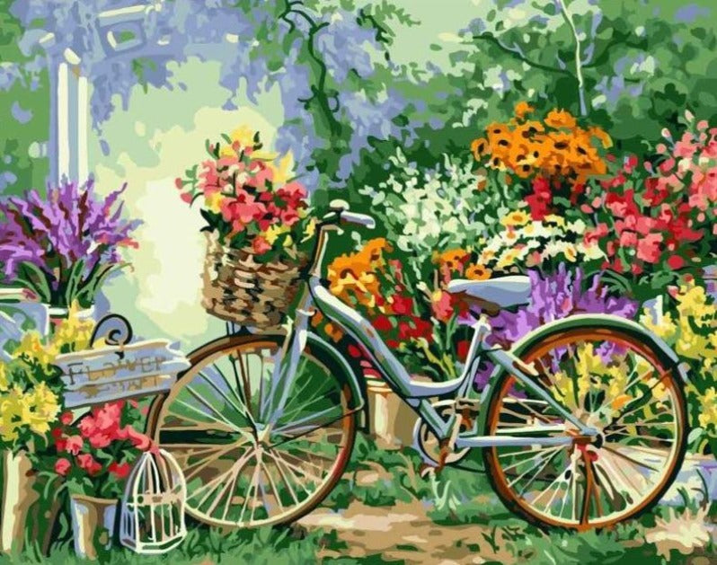 bicyclette peintures