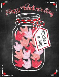 Download I Love You - candy jar greeting card - Say It In Sign