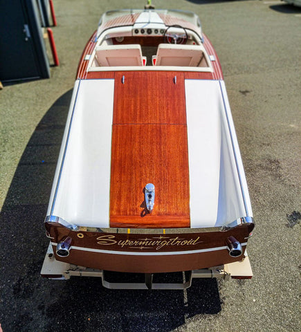 1957 Chris-Craft Capri 21' - Birds Eye View Rear