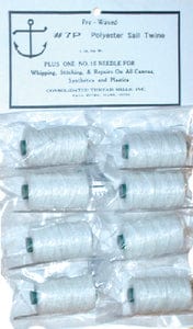 Threadworks 3MBC #3 Waxed Polyester Sailmakers Twine: 1 oz.: Brown: 8/Card