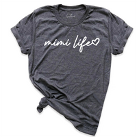 Mimi Life Shirt D.Grey - Greatwood Boutique