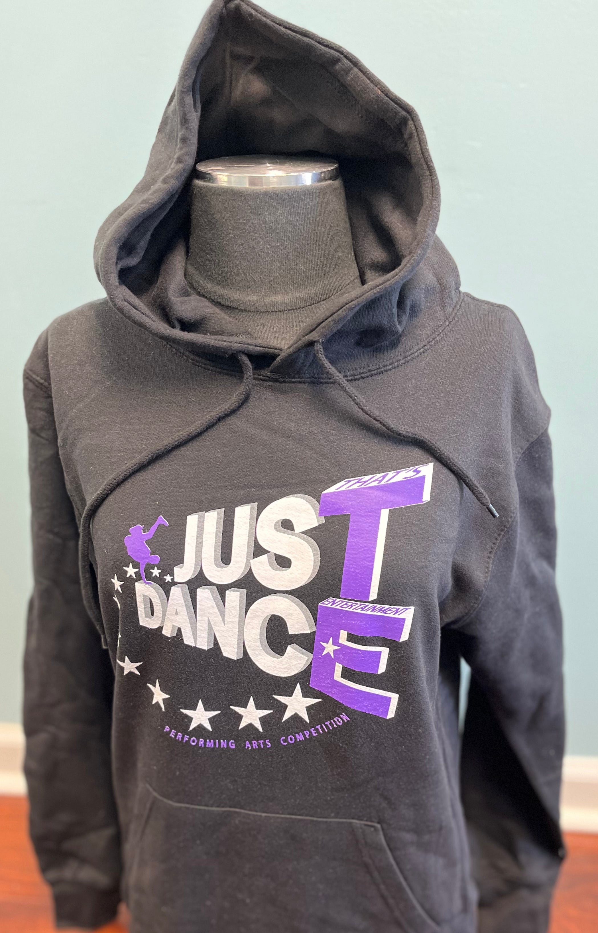 TE Just Dance Hoodie Charcoal with Purple