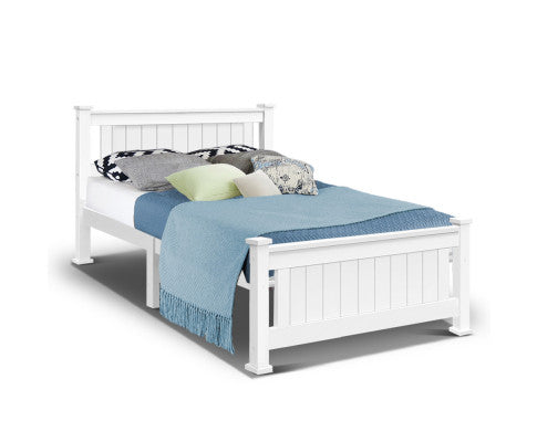 kids wooden bed frame