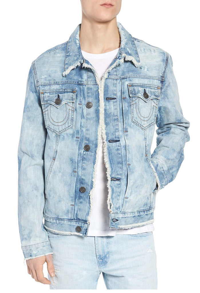 true religion blue jean jacket