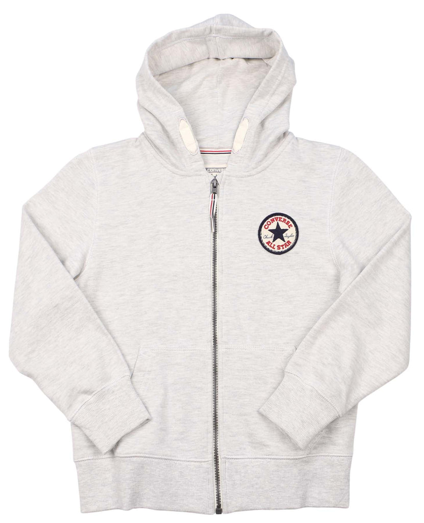 converse core patch hooded top