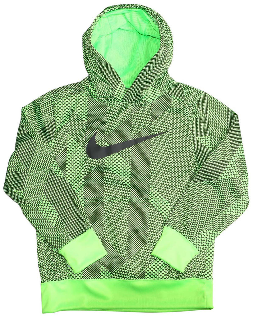 black and neon green nike jacket