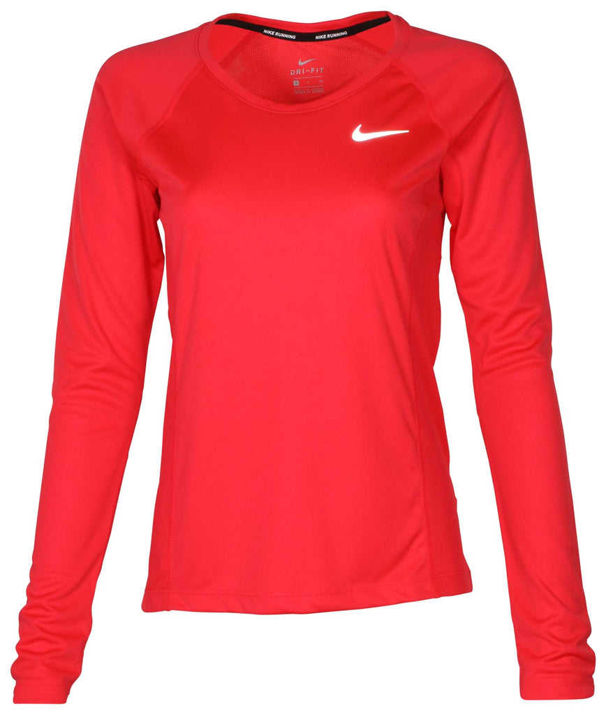 women's nike dri fit long sleeve running shirt