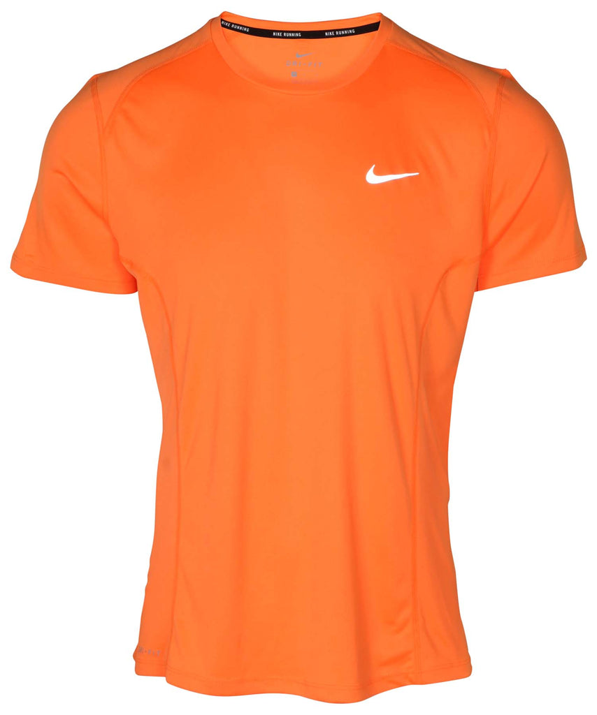 nike dri fit miler orange