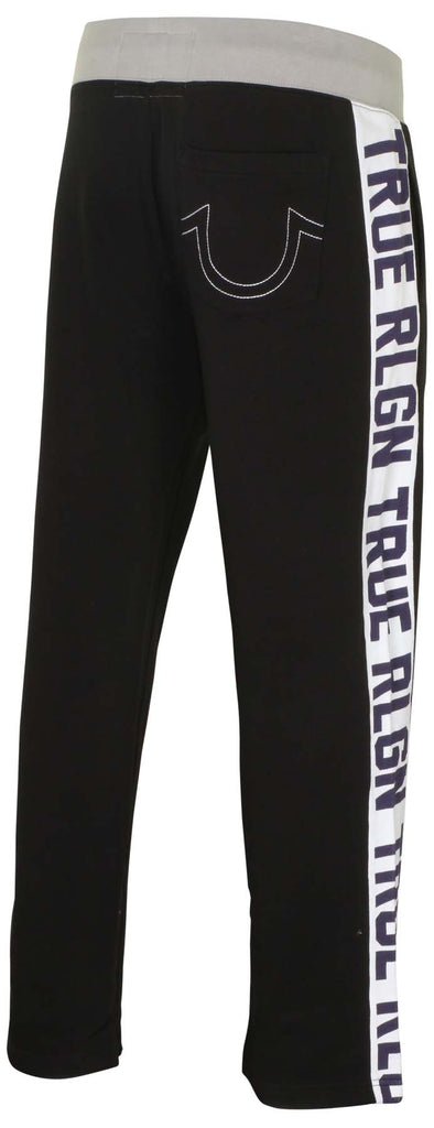 black and white true religion sweat suit