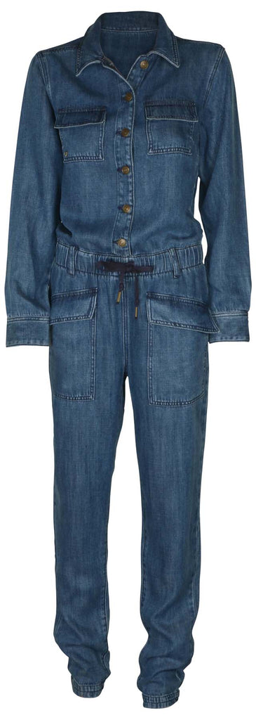 true religion denim jumpsuit