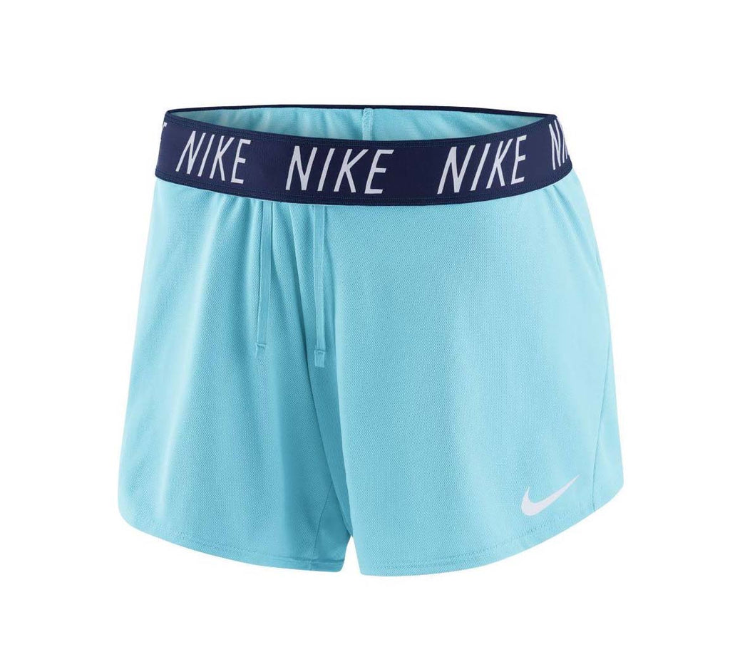 blue nike womens shorts