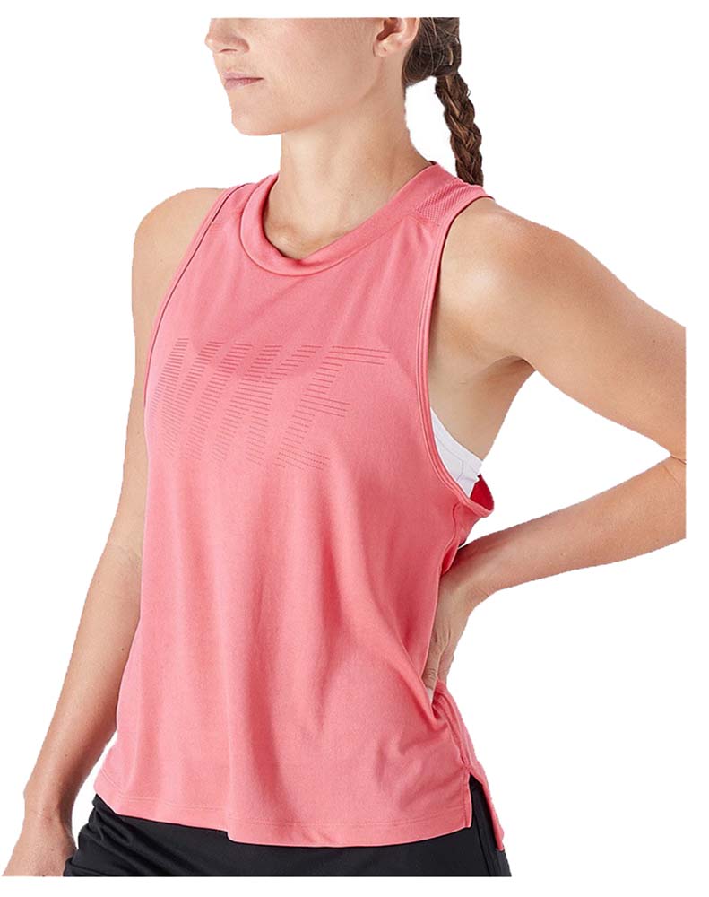 coral nike top