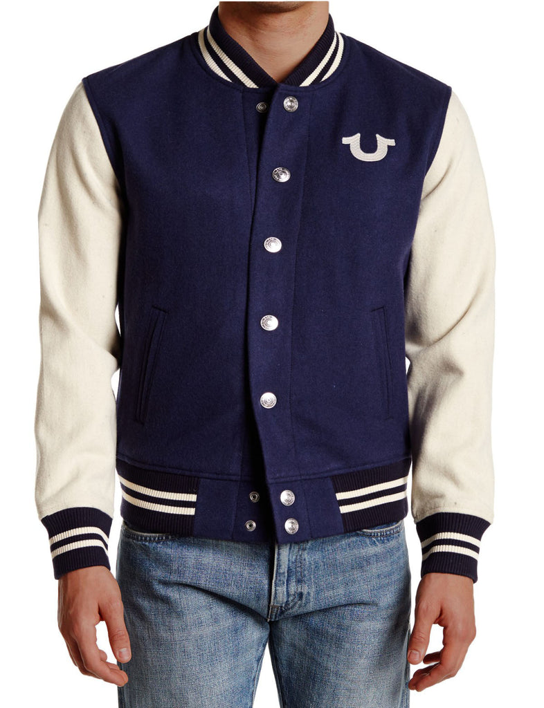 true religion varsity jacket mens