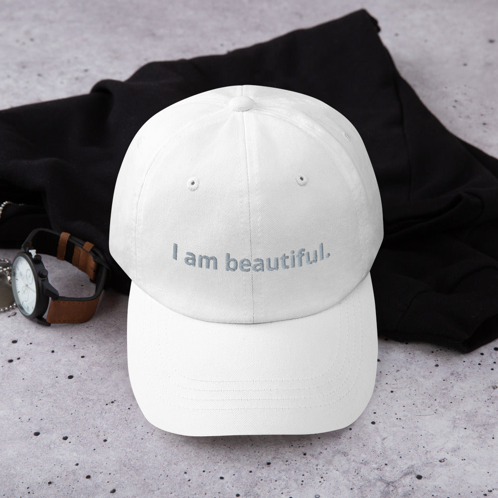 I am beautiful. Unisex Affirmation Classic Dad Hat
