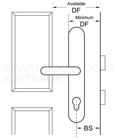 How to select the mortise lock body for smart door lock
