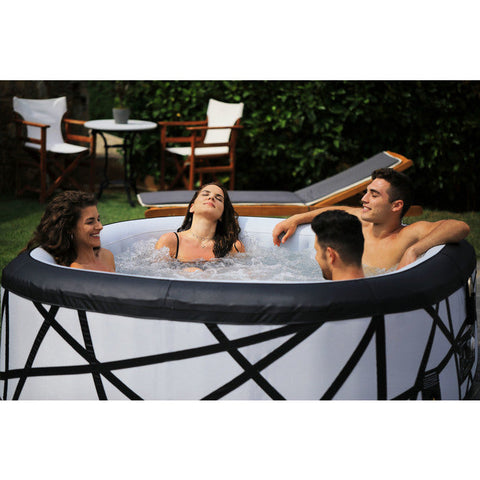 indoor outdoor hut tub