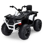 24V Titan Edition Kids’ Ride-On Quad ATV | Rubber Tires, Leather Seat, MP3, USB