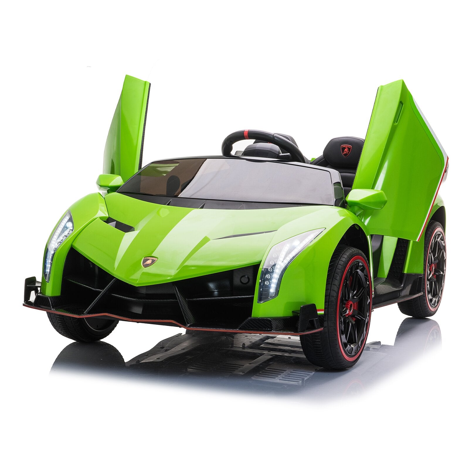 2023 Lamborghini Veneno 24V (2x12V) Ride On Cars 4x4 Upgraded Leather –  