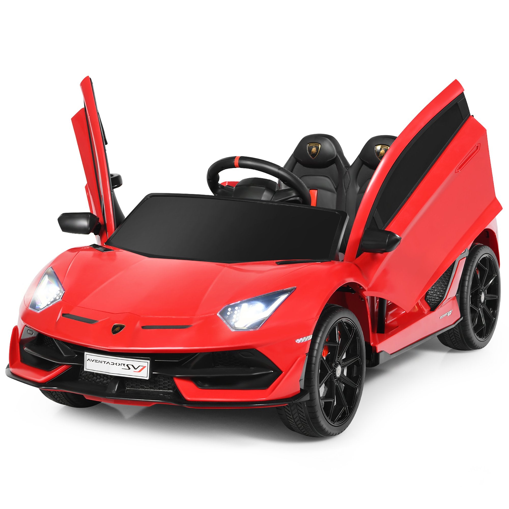 2023 Licensed 12V Lamborghini Aventador SVJ Kids Ride On 1 Seater Cars –  