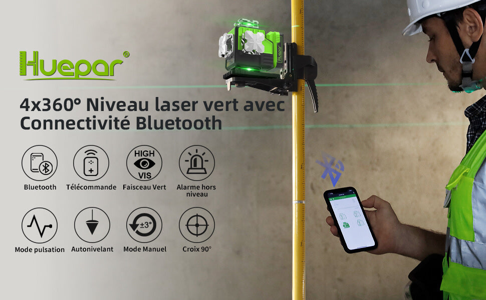 Niveau laser de chantier