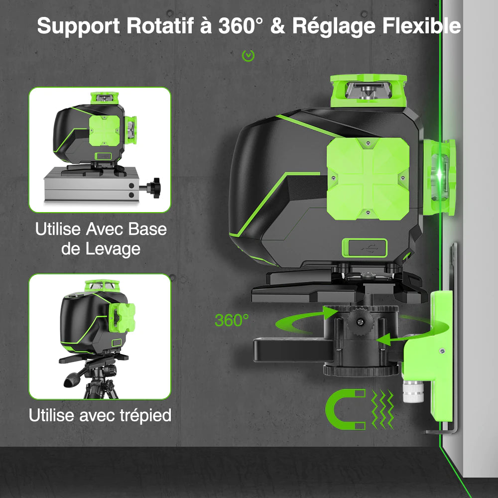 Voici le #niveau #laser S04CG de chez #huepar le plus #avancé de leur