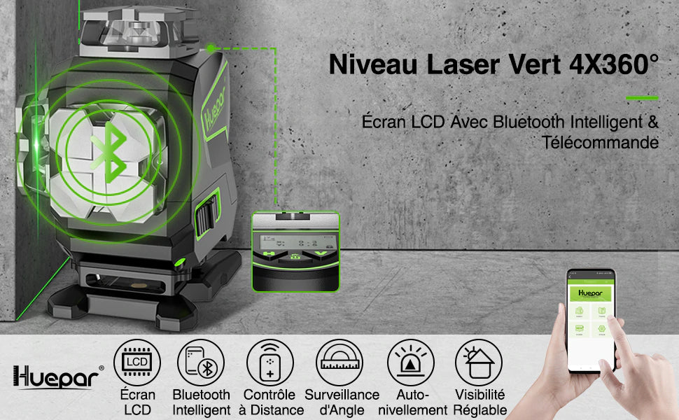 Niveau Laser Huepar S04CG-lite