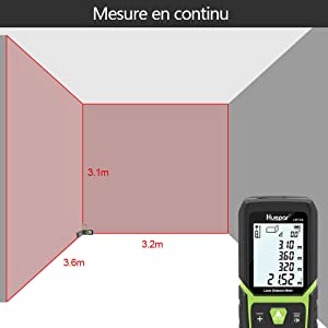 Télémètre laser Huepar LM50A - Huepar France