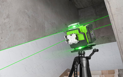 Niveau laser de chantier : Mode manuel