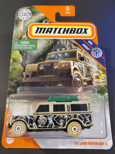 matchbox MBX JUNGLE '65 LAND ROVER GEN Ⅱ - ミニカー