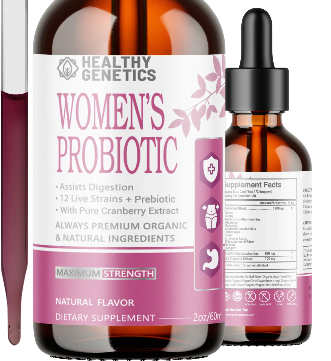 Liquid Probiotics For Women Prebiotic Cranberry Probiotics For D Myhealthygenetics 9606