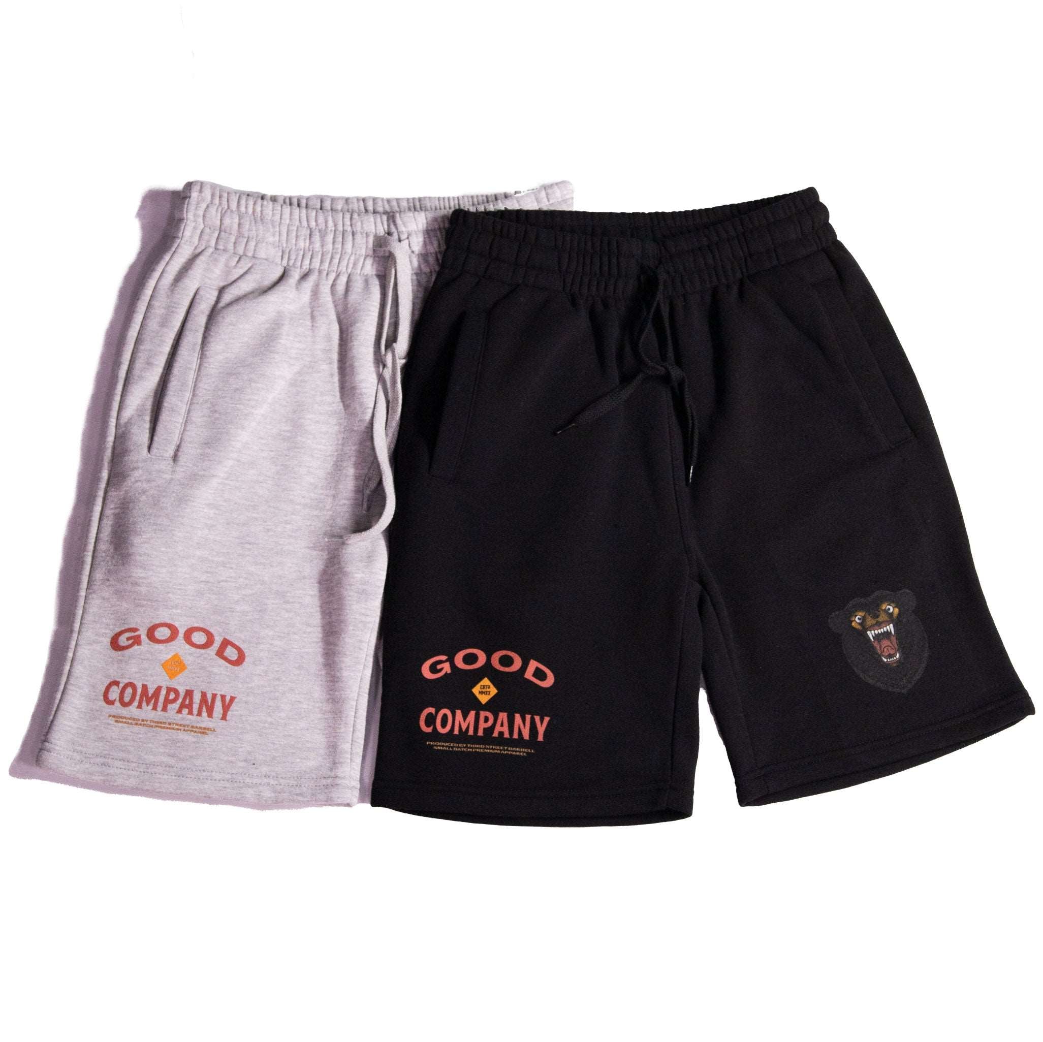 Americana Knockaround Shorts (Black, Heather Gray)