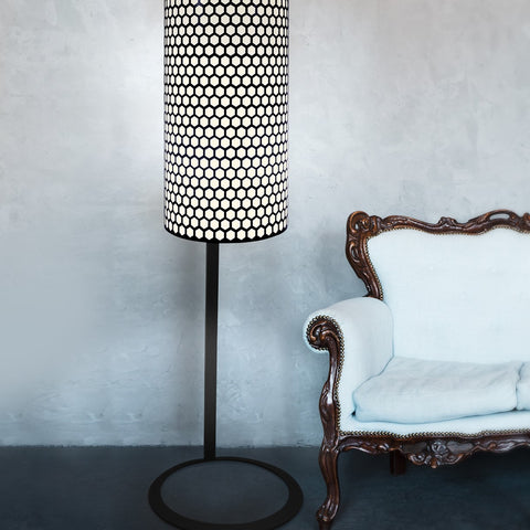 honeycomb floor lamp