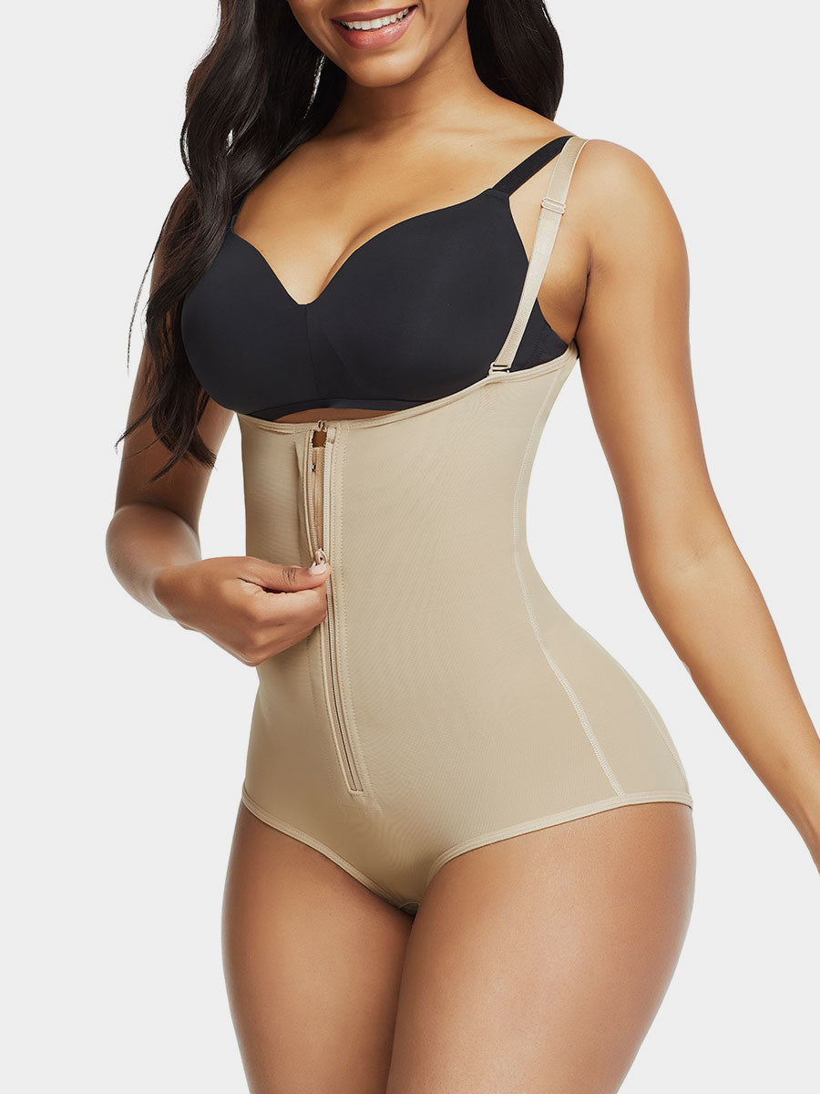 Zip Up Smooth Firm Control Full Body Shaper
