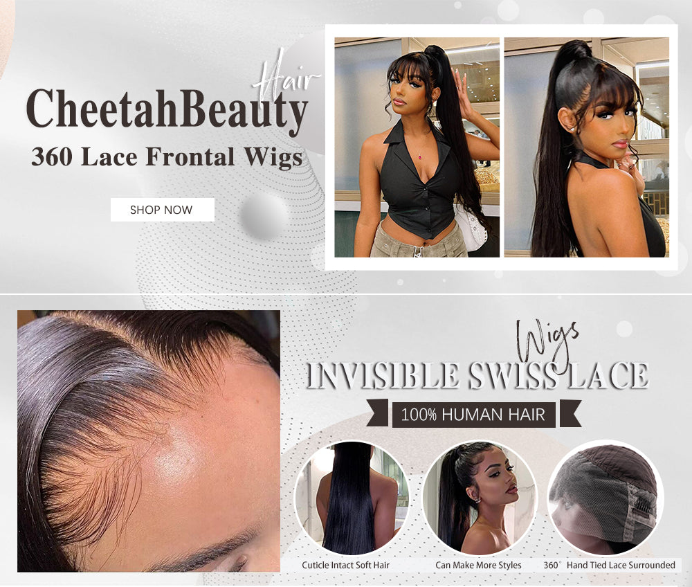 Cheetah Beauty 360 lace frontal wigs