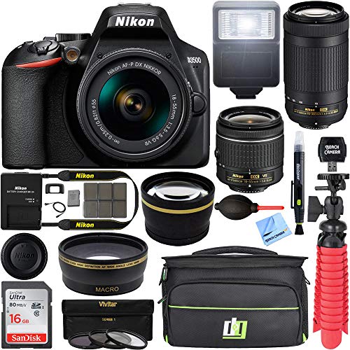 Nikon D3500 24 2mp Dslr Camera With Af P 18 55mm Vr Lens 70 300mm Du Rd S Exclusive Shopping Store
