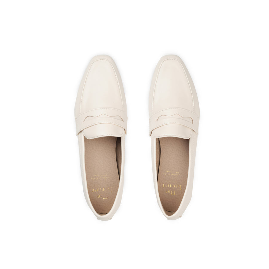 Kenni II Leather Loafer - Creamy White (BEI)