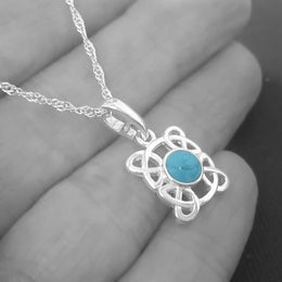 turquoise gemstone celtic jewellery